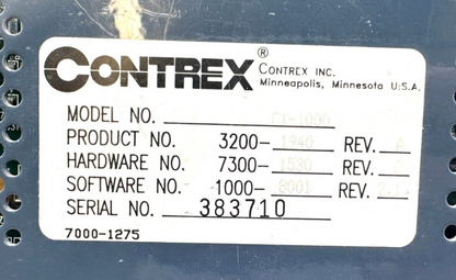 used Contrex 3200-1940 Speed Control CX-1000 - CONTREX