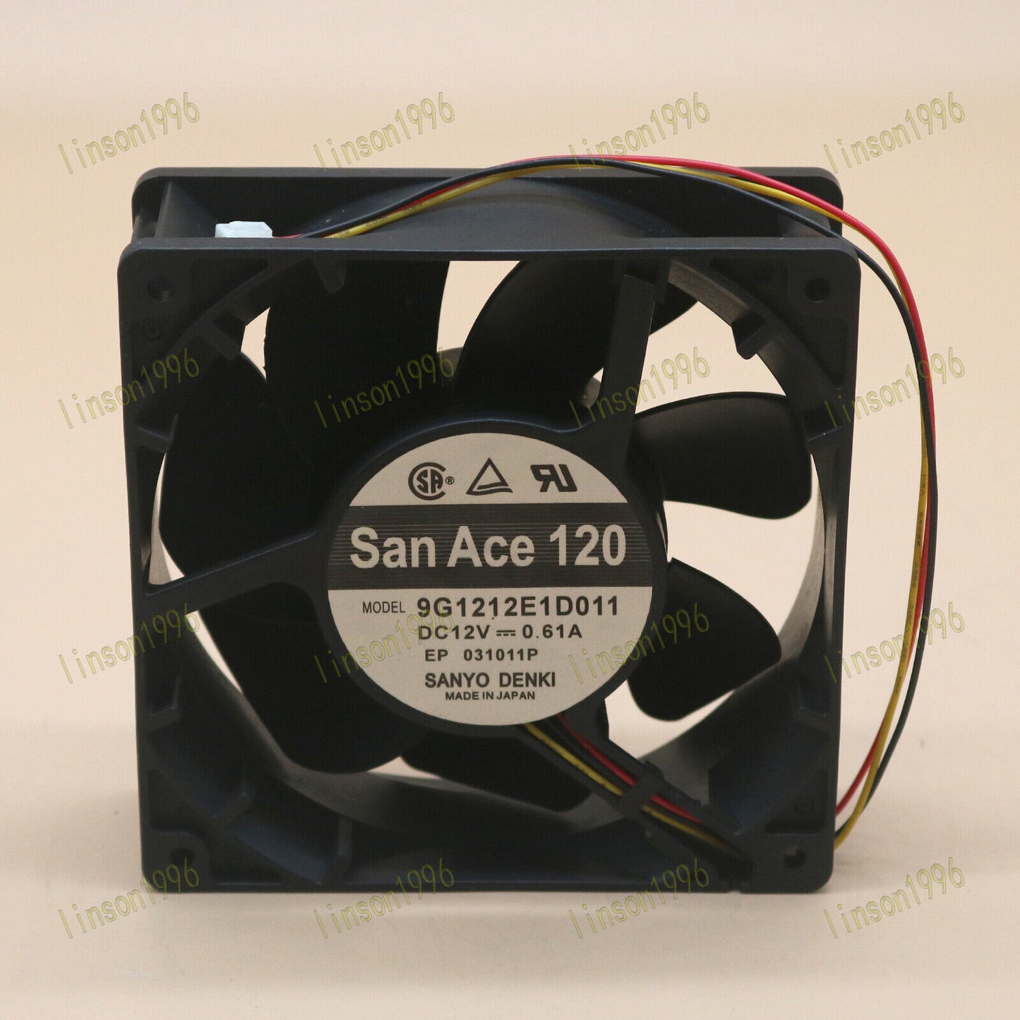 1Pcs SANYO 9G1212E1D011 12V 0.61A Fan Fast - SANYO
