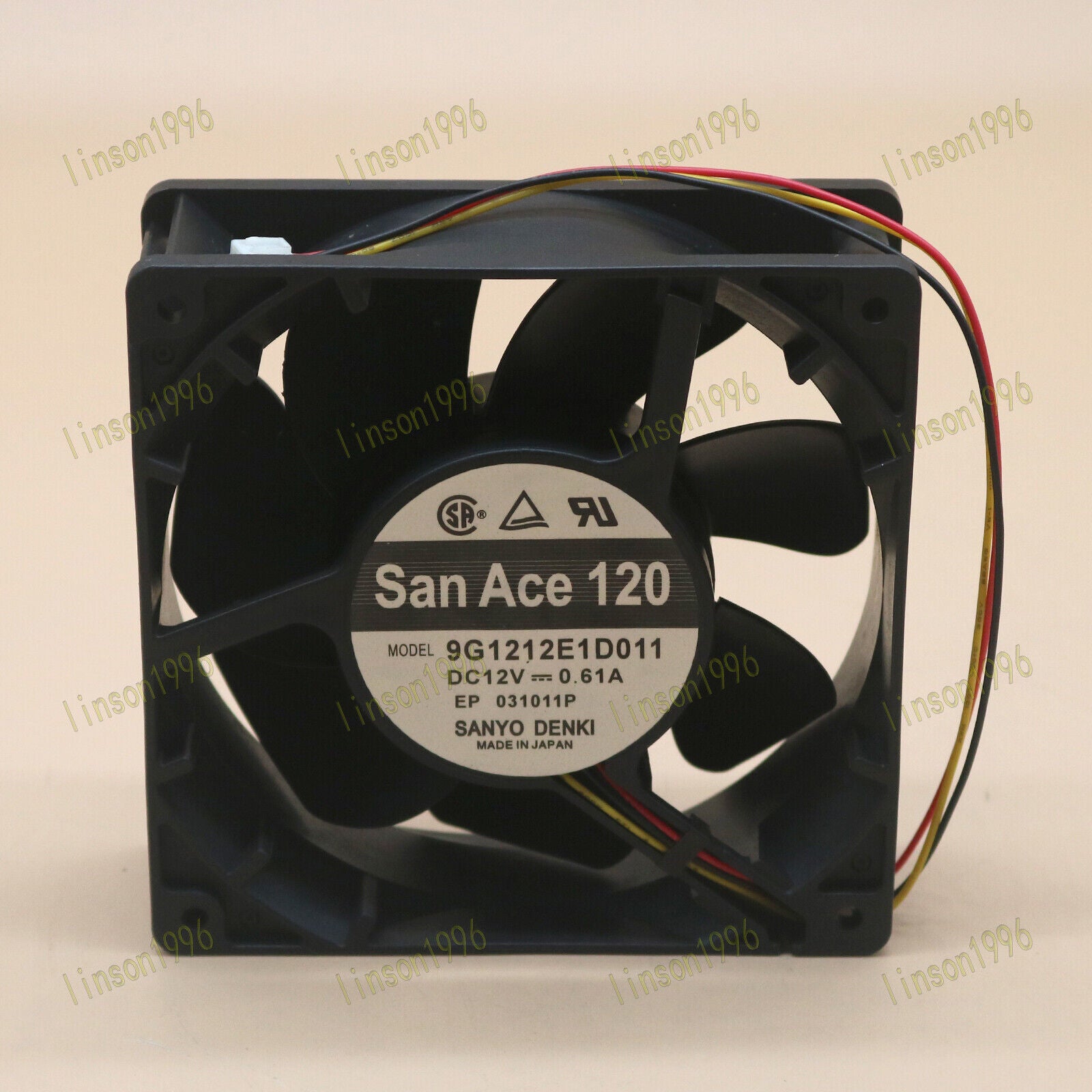 1Pcs SANYO 9G1212E1D011 12V 0.61A Fan Fast - SANYO