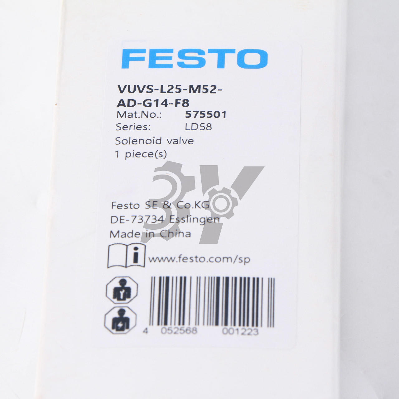 new One FESTO VUVS-L25-M52-AD-G14-F8 575501 solenoid valve - FESTO