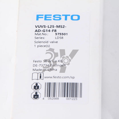 new One FESTO VUVS-L25-M52-AD-G14-F8 575501 solenoid valve - FESTO