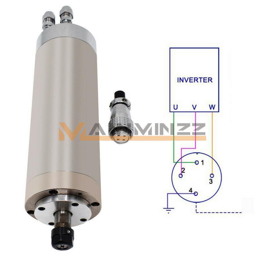 ONE GDZ-62-1.2 High Speed Spindle Motor Water-cooled ER11 220V for Router CNC
