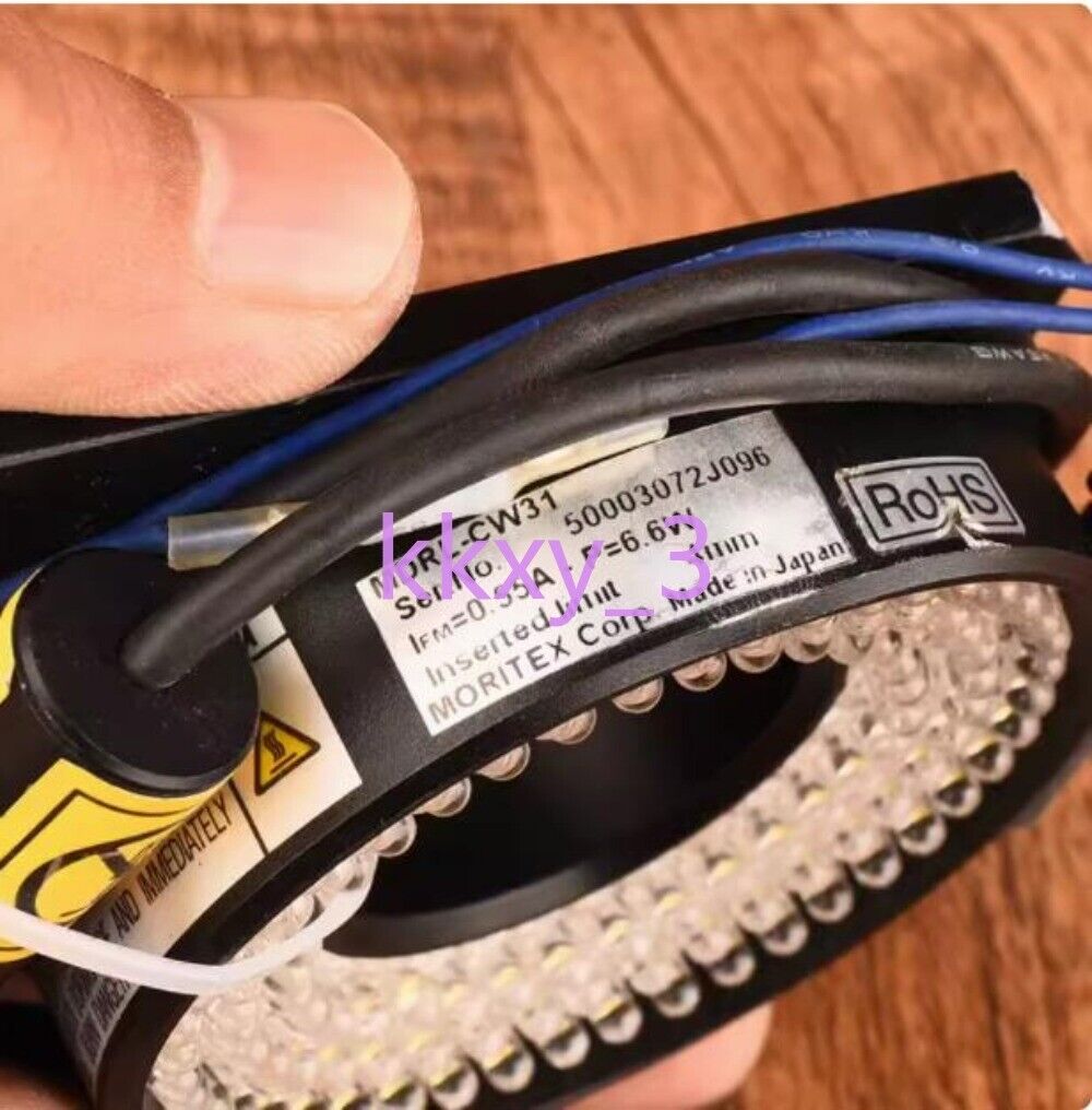 MORITEX MDRL-CW31 White LED Ring Light Source - MORITEX