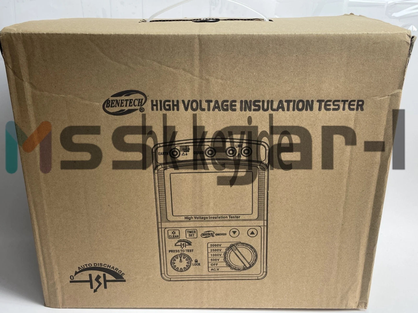 1pcs Insulation Resistance Tester Meter Megger1T Ohm DAR PI GM3125 High Voltag