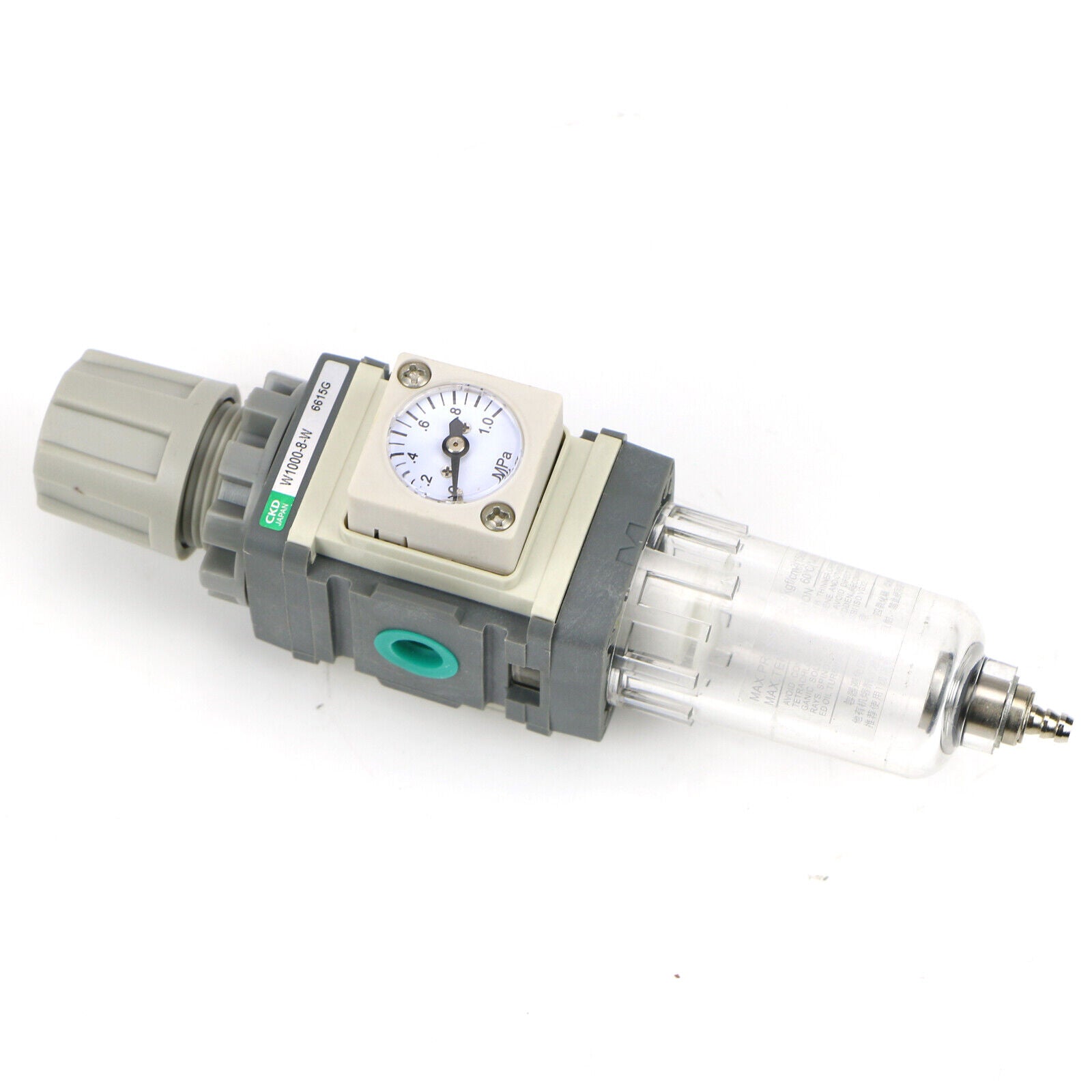 NEW CKD W1000-8-W Filter Pressure Relief Valve, Industrial Pressure Relief Valve with High-Flow Filter, 1000 psi, 8-inch, Filter Design, Easy Installation - CKD
