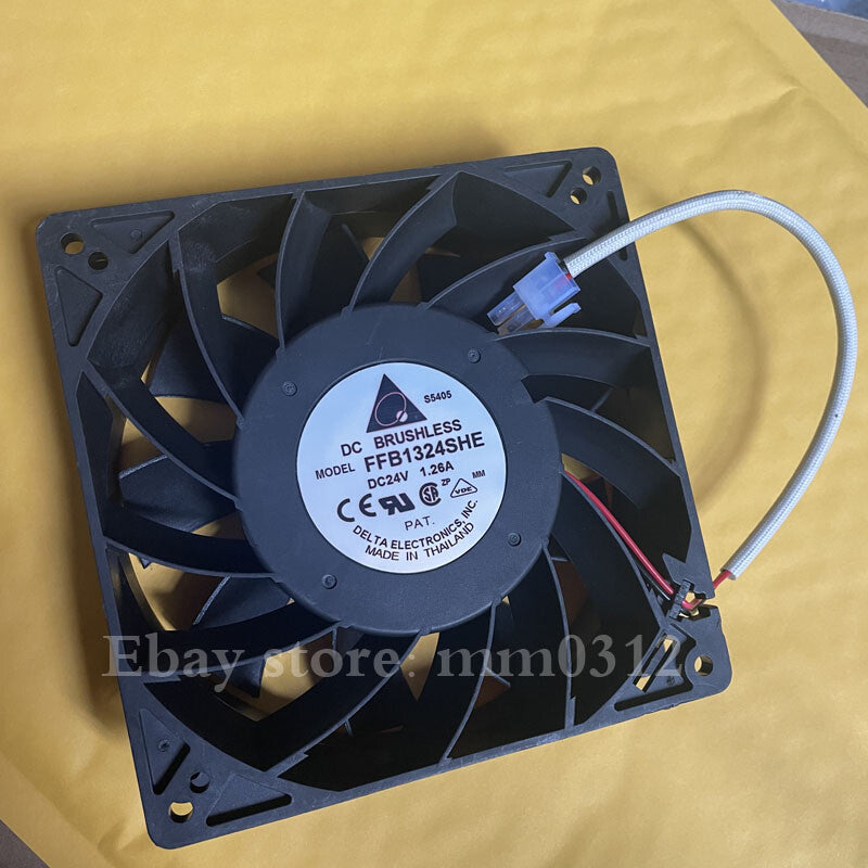Delta FFB1324SHE 12738 13CM 24V 1.26A 2-wire inverter cooling fan