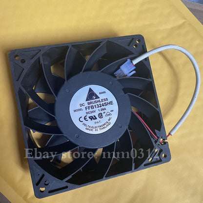 Delta FFB1324SHE 12738 13CM 24V 1.26A 2-wire inverter cooling fan