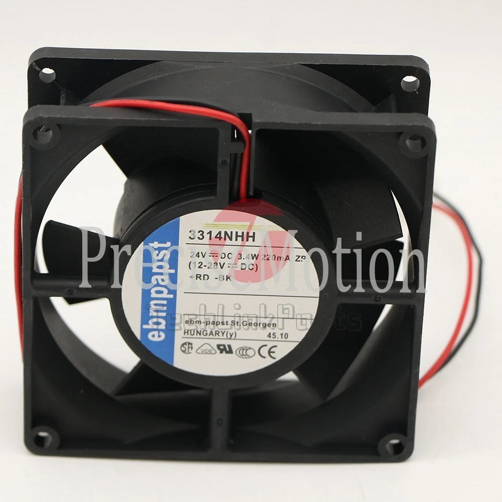 1 PCS Axial fan 3314 NHH DC24V 3.4W 9232 9.2CM inverter cooling fan 2 wire