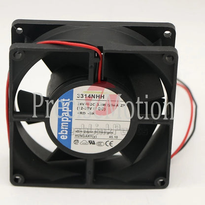 1 PCS Axial fan 3314 NHH DC24V 3.4W 9232 9.2CM inverter cooling fan 2 wire
