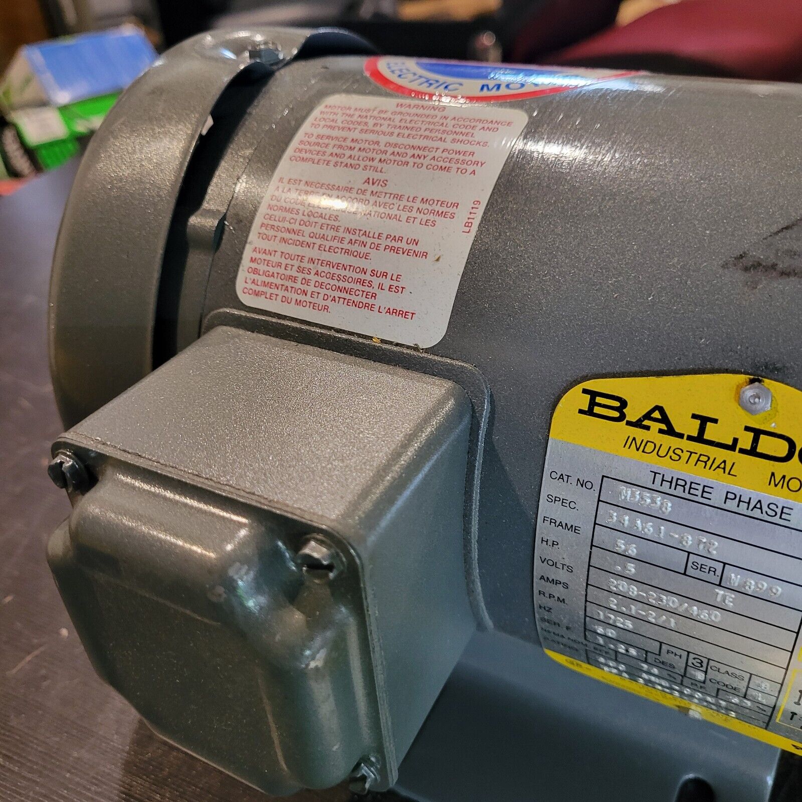 Baldor M3538 Industrial Control System – Professional Automation Solutions - BALDOR