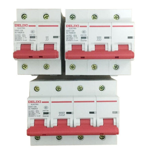 Delixi DZ47-125 DZ47125 Air-Switch Circuit Breaker  Free Shipping  #DEL