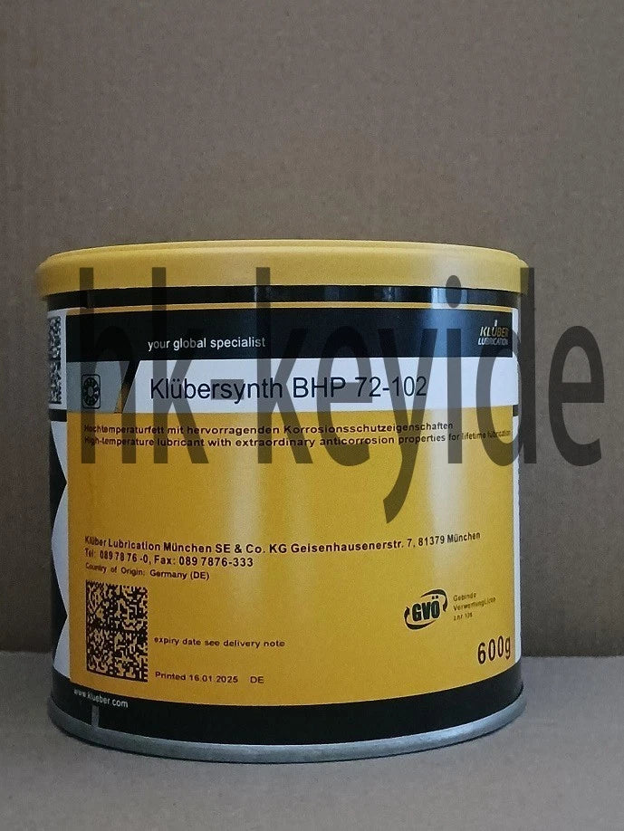 1pcs KLUBER Lubrication Klubersynth BHP 72-102 600g ( 21.2 OZ) free shipping