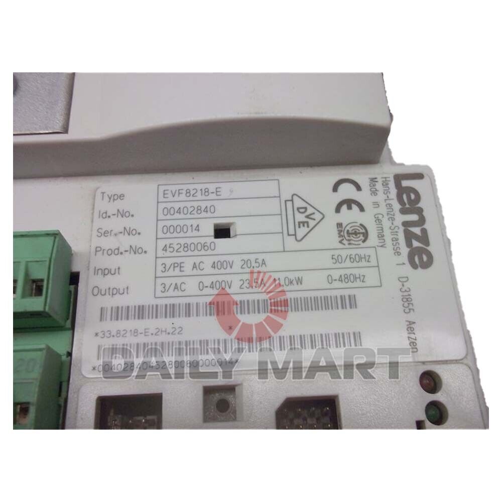used & Tested LENZE EVF8218-E Inverter - LENZE