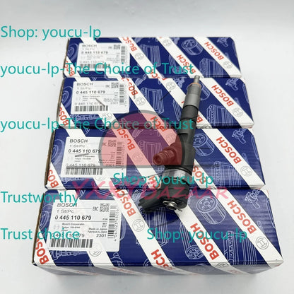 4PCS BOSCH FUEL INJECTOR FOR YANMAR THERMOKING 4TNV88C 129C28-53100 0445110679 ~