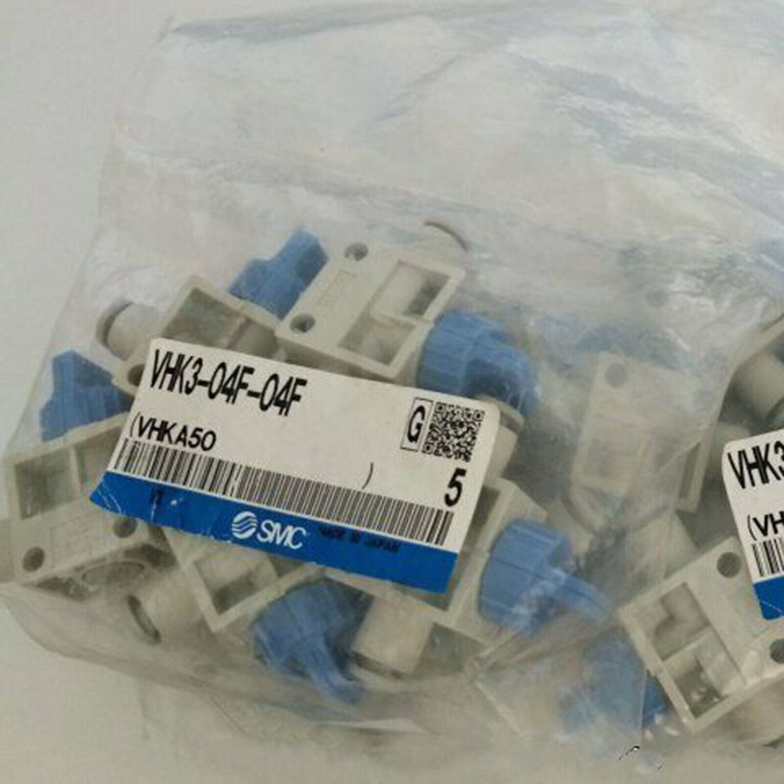 1bag/5pc VHK3-04F-04F Hand-Operated Valves - SMC