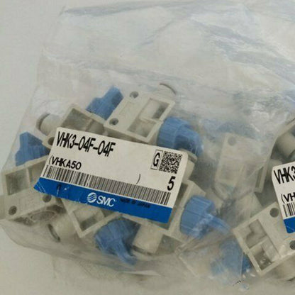 1bag/5pc VHK3-04F-04F Hand-Operated Valves - SMC