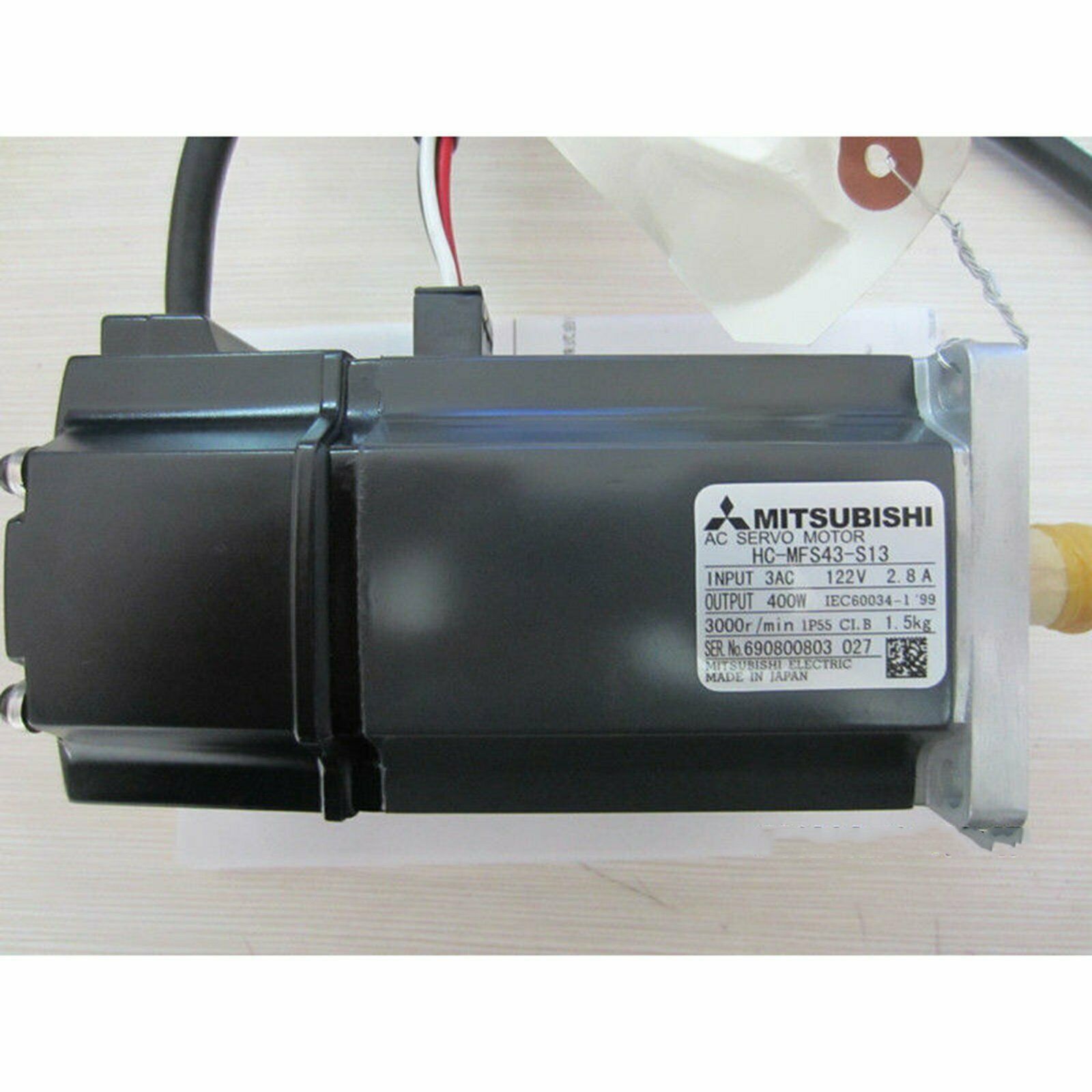 Mitsubishi HC-MFS43-S13 Servo Motor 1PC IN BOX HCMFS43S13 One Year - MITSUBISHI