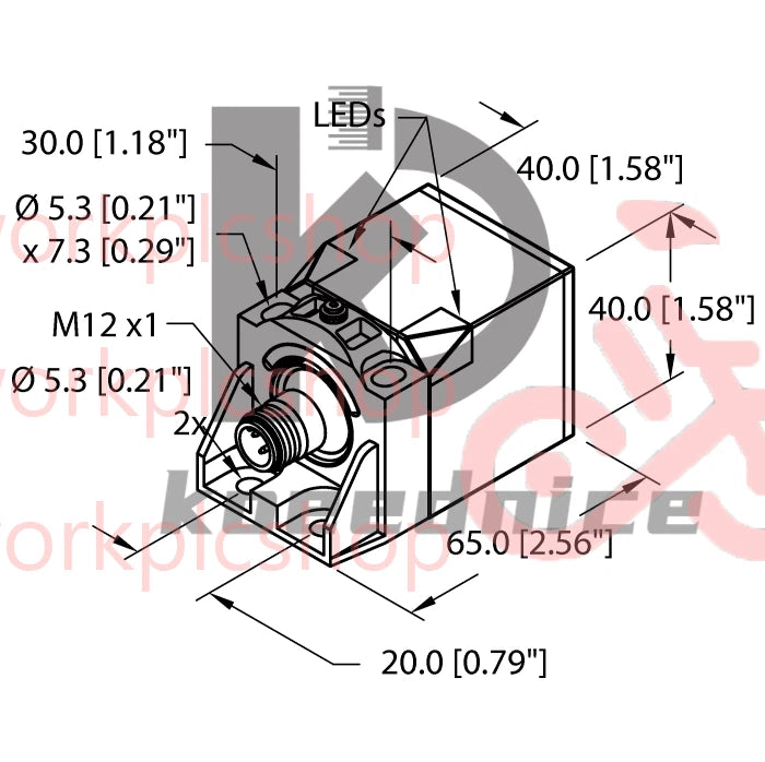 1PCS TURCK NI35U-CK40-AP6X2-H1141 1625800 Inductive sensor PNP