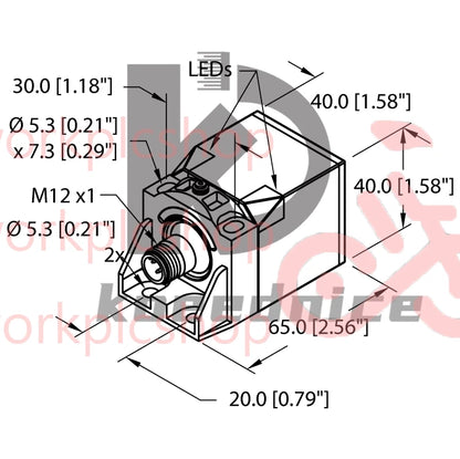 1PCS TURCK NI35U-CK40-AP6X2-H1141 1625800 Inductive sensor PNP