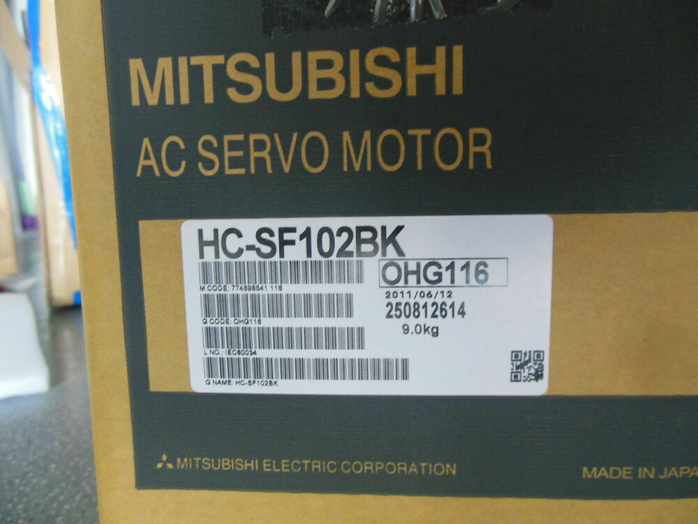 new 1PC MITSUBISHI HC-SF102BK AC SERVO MOTOR HCSF102BK PING - MITSUBISHI