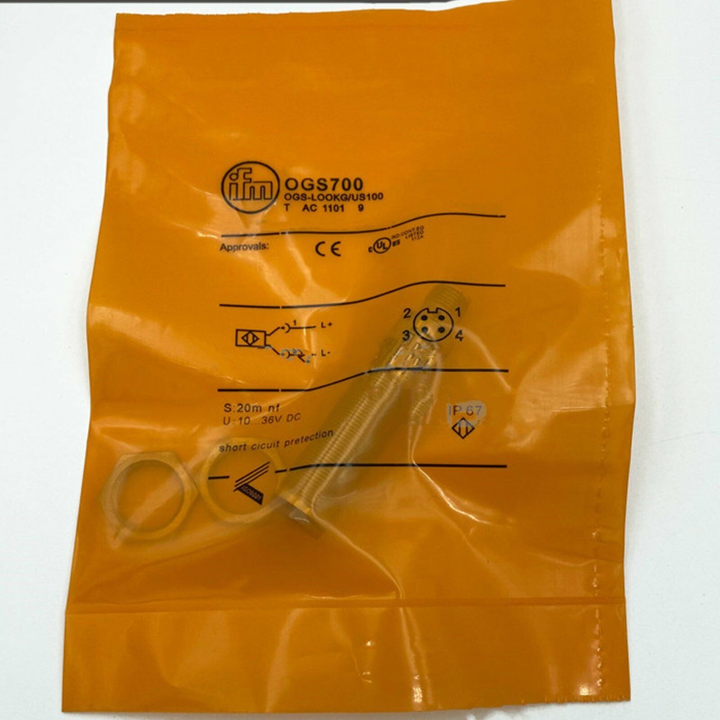 1PC IFM Photoelectric Switch Sensor OGS700 - New 1PC IFM Photoelectric Switch Sensor OGS700 - IFM