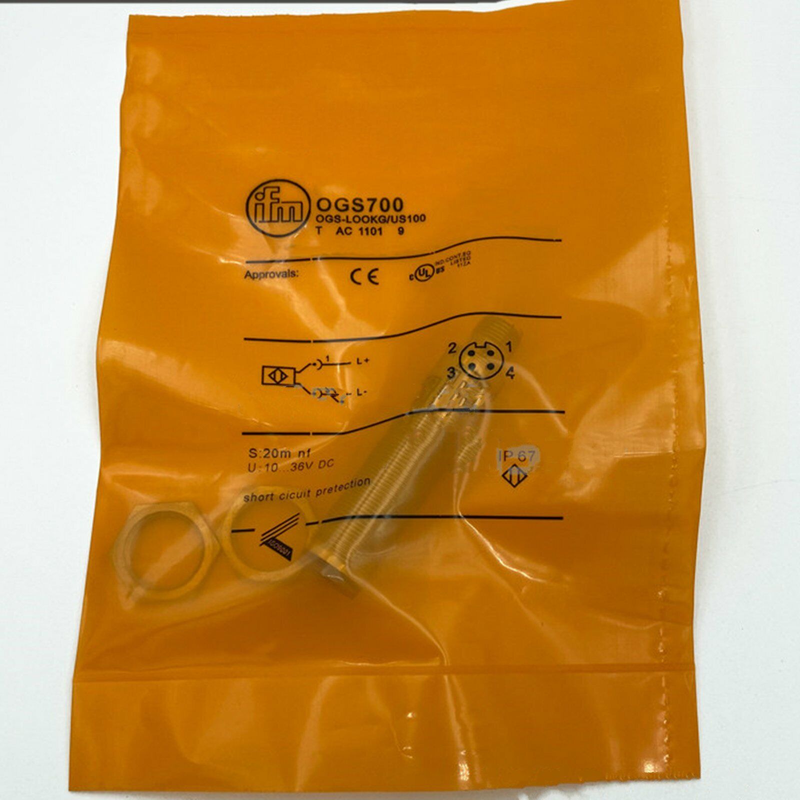 1PC IFM Photoelectric Switch Sensor OGS700 - New 1PC IFM Photoelectric Switch Sensor OGS700 - IFM