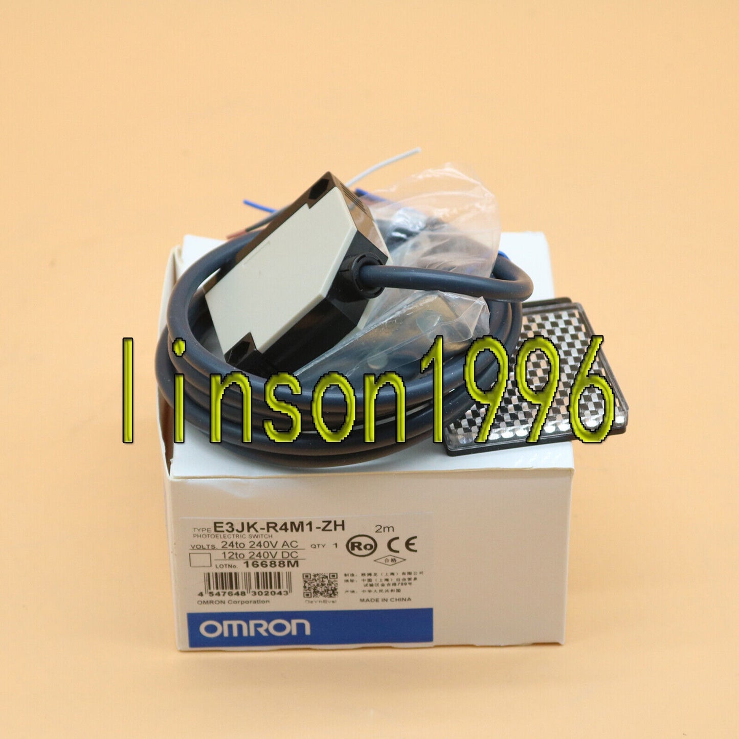 ONE OMRON E3JK-R4M1-ZH SENSOR IN BOX - OMRON
