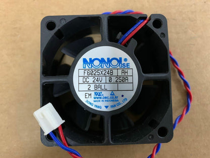 new F6025X24B AH DC24V 0.25A 6025 60MM fan 2PIN - INDUSTRIALCOMPONENTS