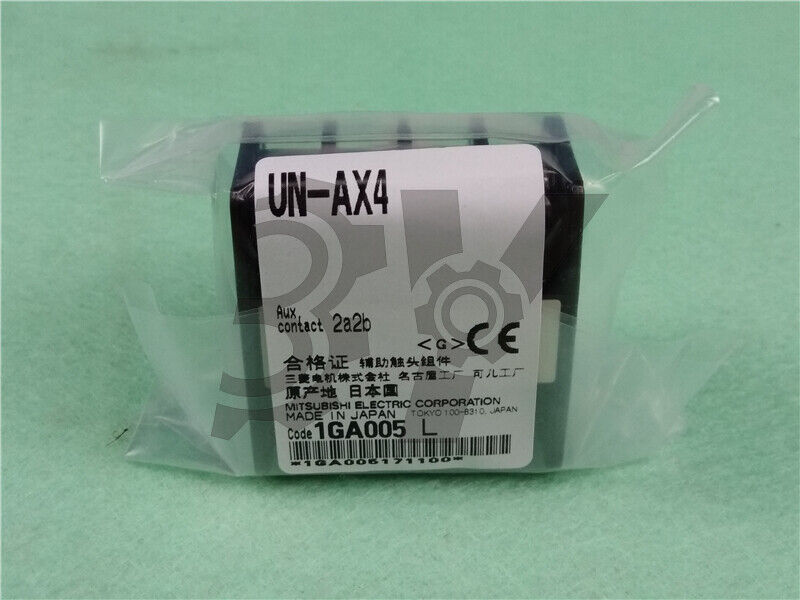 new 1PC Mitsubishi Auxilary Contact Block UN-AX4 UN AX4 2a2b - MITSUBISHI