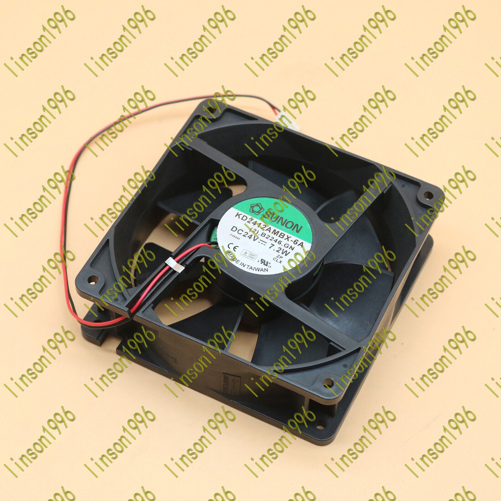 SUNON KD2412AMBX-6A 24V 7.2W Cooling Fan - SUNON