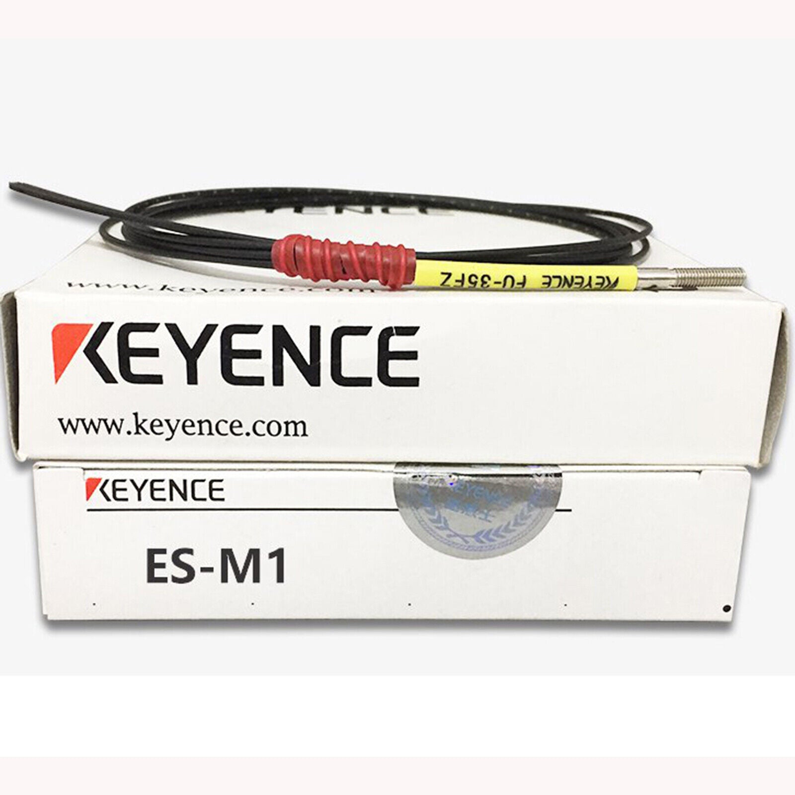 ONE KEYENCE ES-M1 Fiber Optic Sensor Amplifier SHIP - KEYENCE