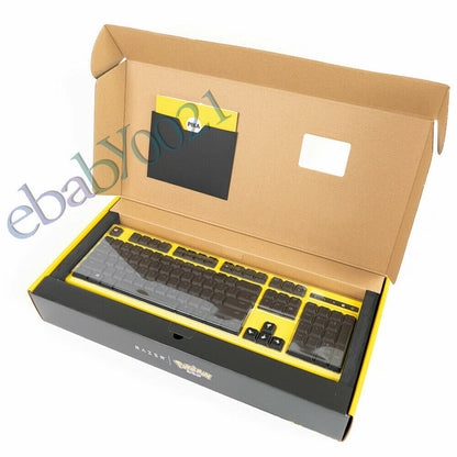 Razer RAZER Pokemon Pikachu wired gaming keyboard 104keys with mechanical keycaps and backlighting - RAZER