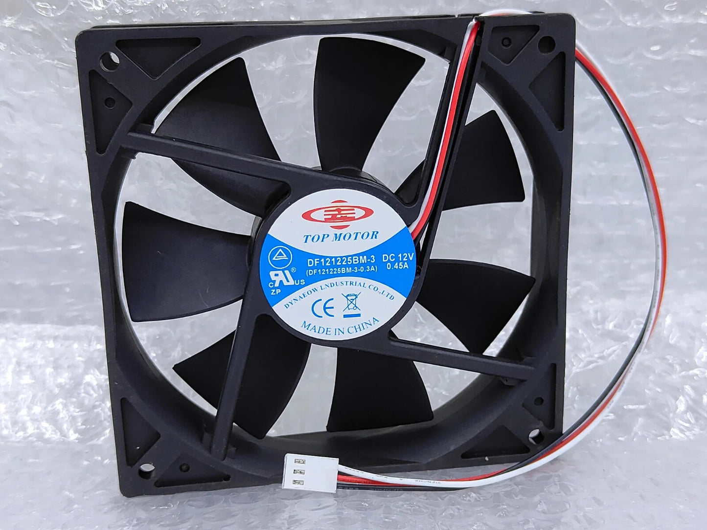 1PCS DF121225BM-3 12025 DC12V 0.45A 3-pin high airflow silent cooling fan