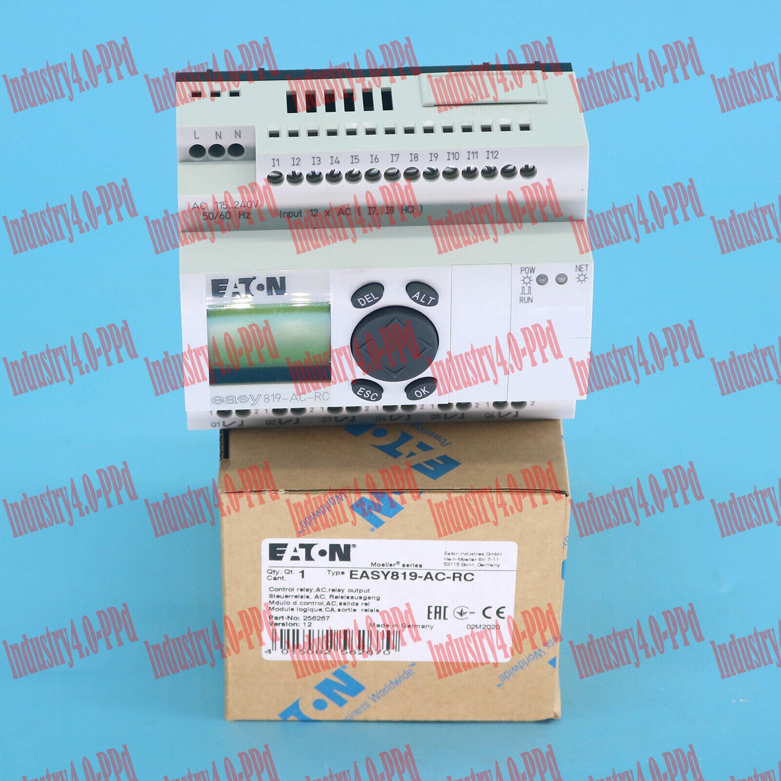 1PCS Eaton Moeller EASY819-AC-RC Control Relay - EATON MOELLER