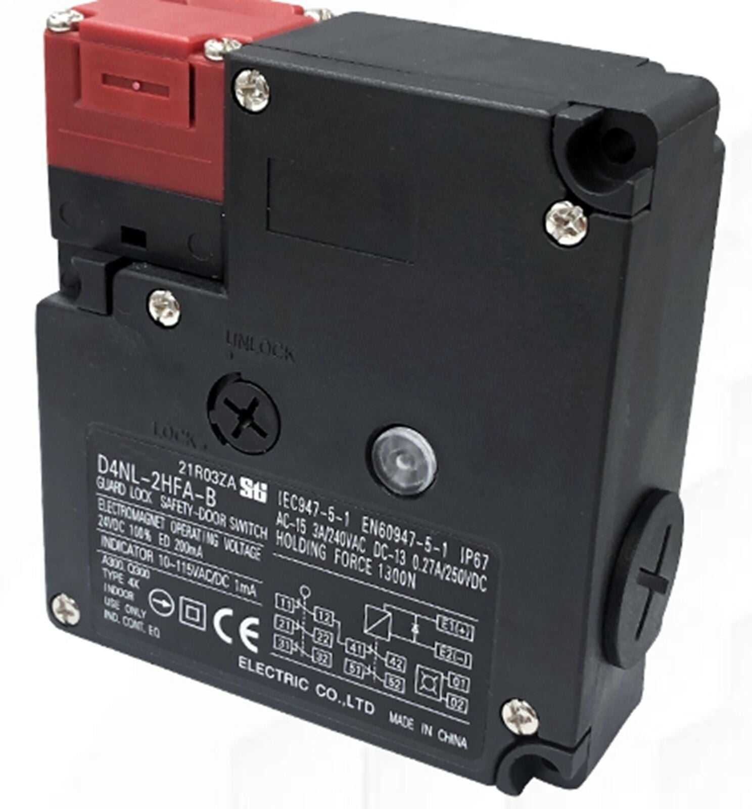 OMRON D4NL-2HFA-B/D4NL2HFAB Guard Lock Safety Door Switch - [OMRON D4NL-2HFA-B/D4NL2HFAB Guard Lock Safety Door Switch] - OMRON