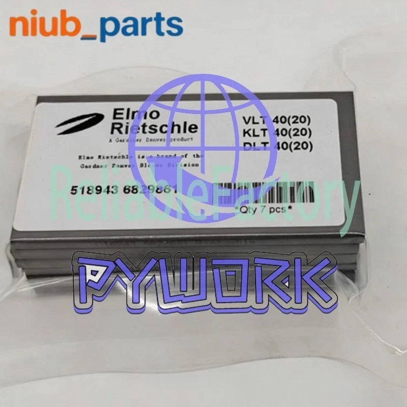 518943 7PCS Carbon Vanes FOR Rietschle DLT/KLT/VLT40 TR40/41DV VTN40/41 KTN DTN