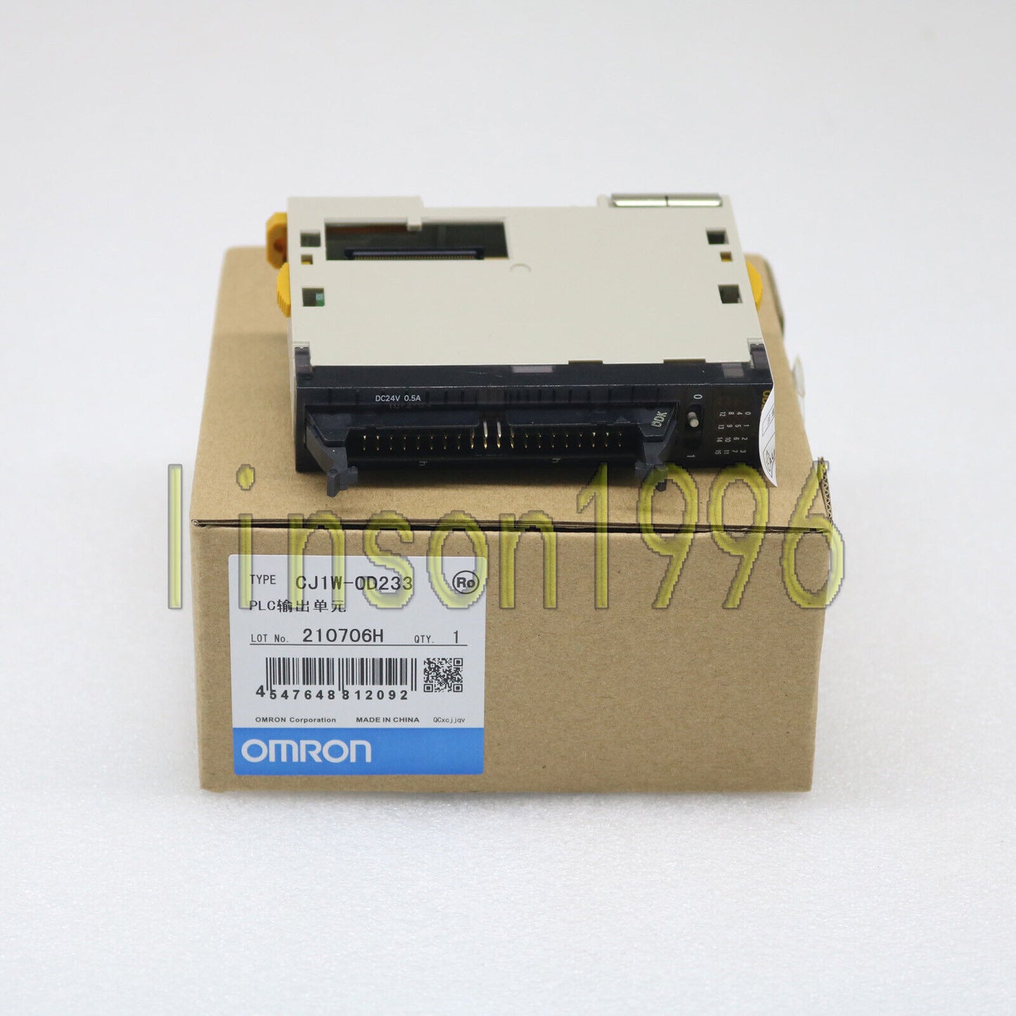 Omron CJ1W-OD233 Output Module One Year - OMRON