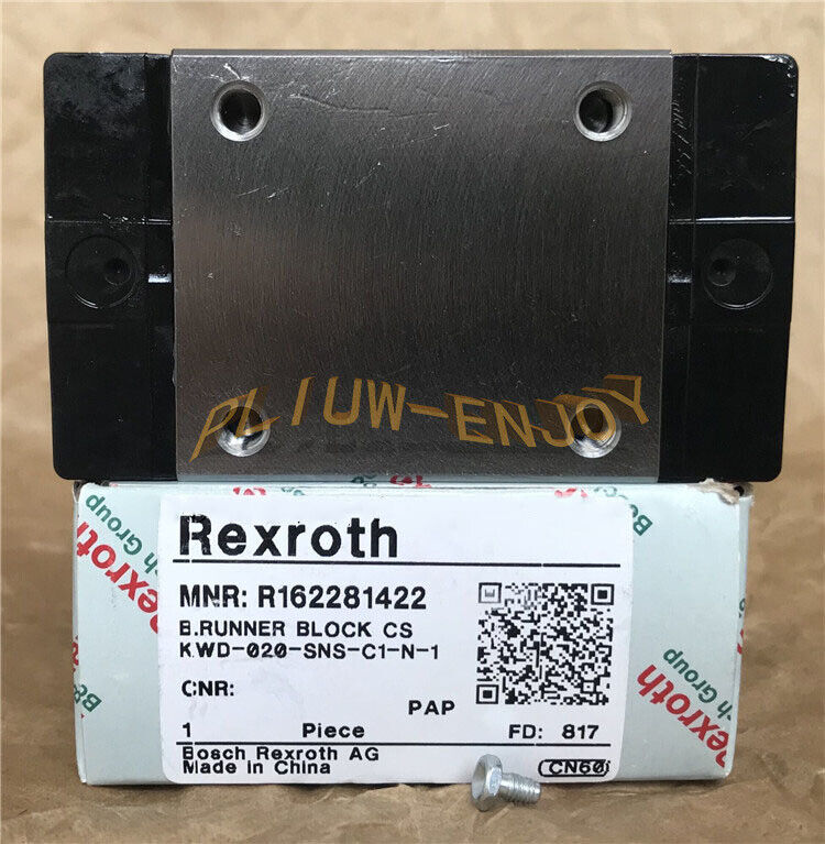 new 1x R162281422 Rexroth RUNNER BLOCK BLOCK BALL BEARING - REXROTH