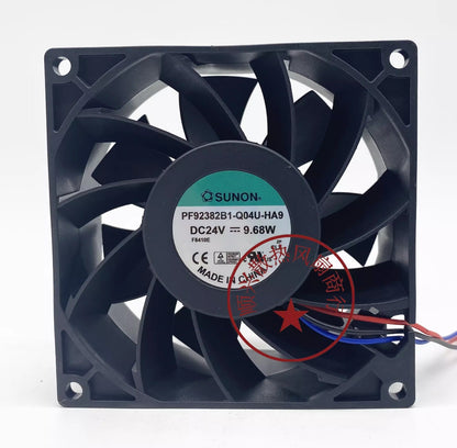 SUNON PF92382B1-Q04U-HA9 DC24V 9.68W 3-Wire Inverter Cooling Fan
