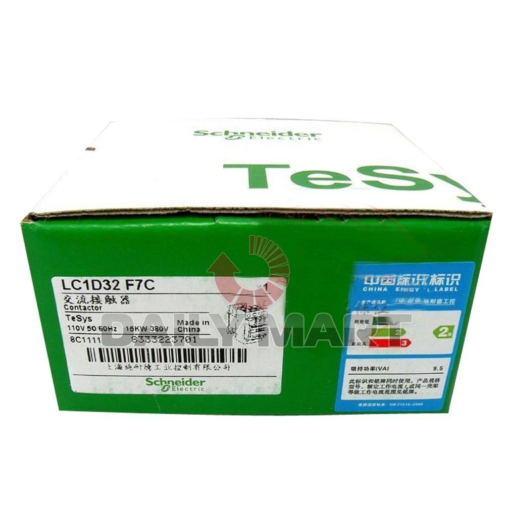 new Schneider Telemecanique Contactor LC1D32F7C 110VAC LC1D32-F7C in Box NIB - SCHNEIDER