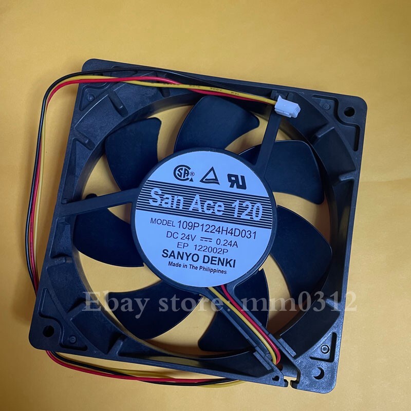 San Ace 120 109P1224H4D031 24V 0.24A 12cm 3-wire inverter cooling fan