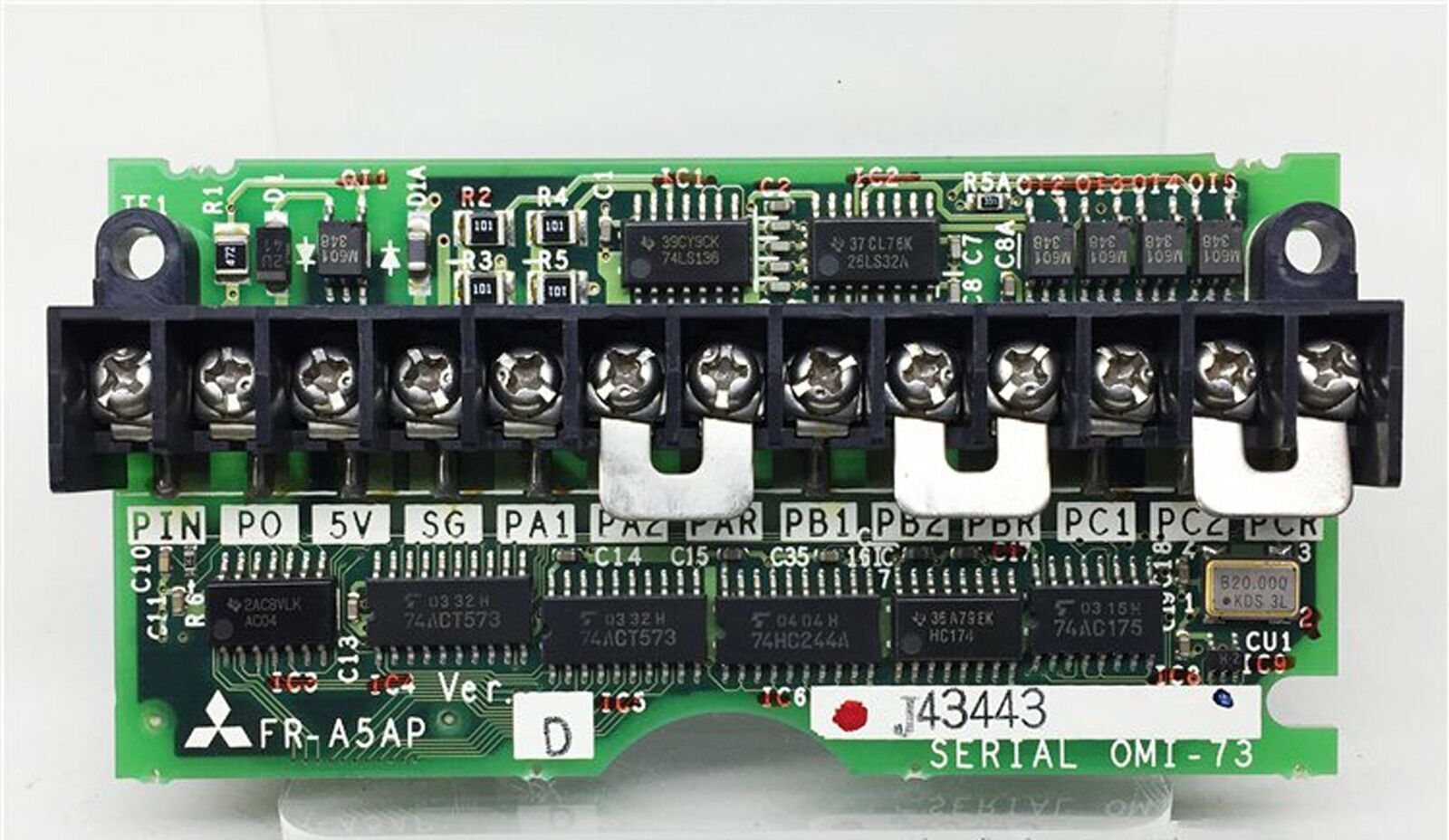 used Mitsubishi FR-A5AP Communication Card Tested It In Good Condition - MITSUBISHI