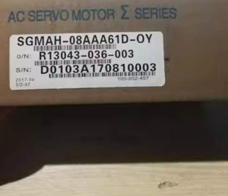 YASKAWA SGMAH-08AAA61D-OY SERVO motor