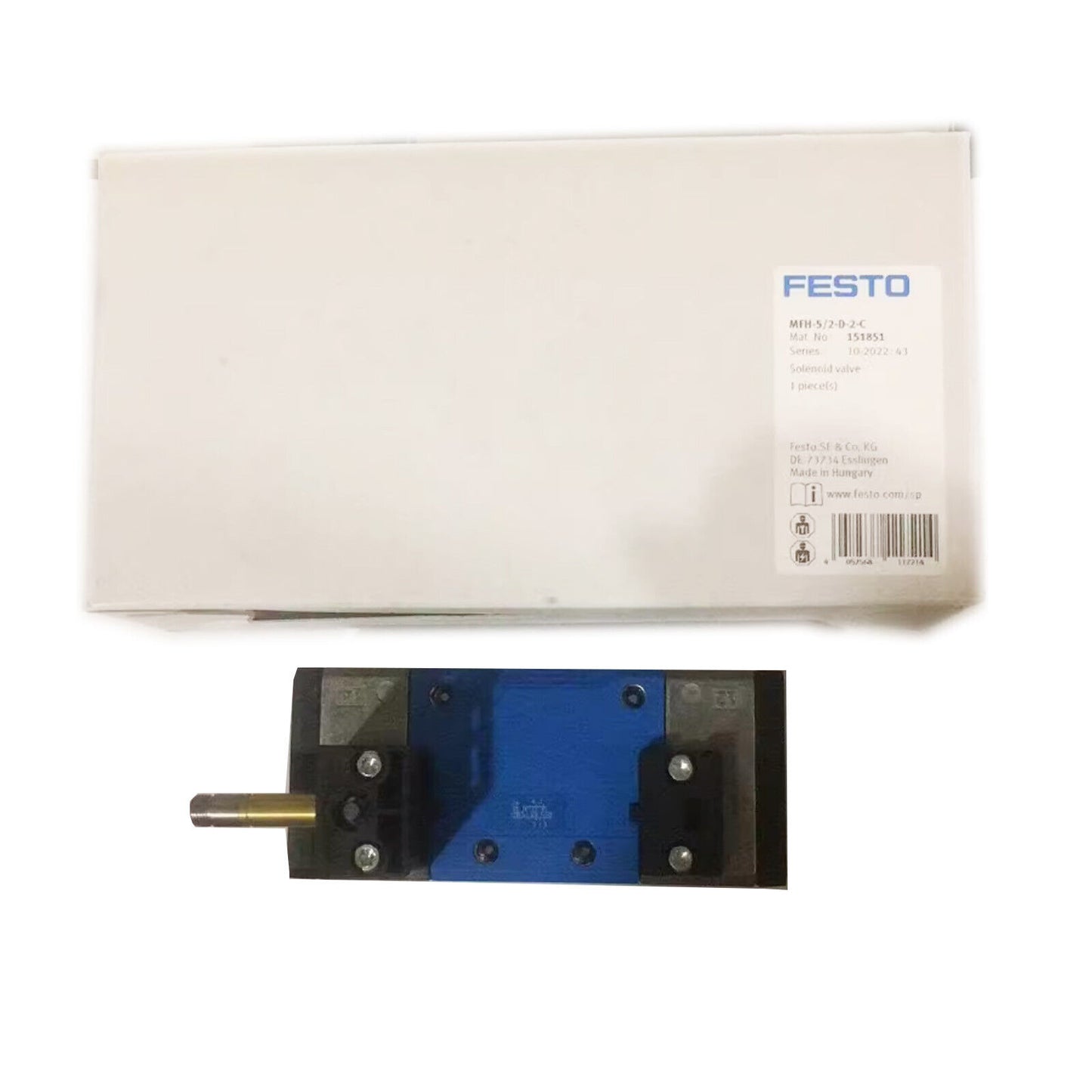 New 1PC for FESTO Solenoid Valve MFH-5/2-D-2-C 151851 – Model XYZ - FESTO