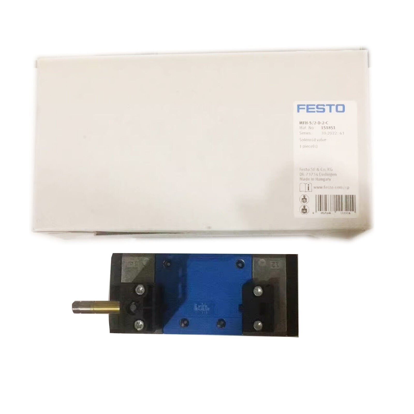 New 1PC for FESTO Solenoid Valve MFH-5/2-D-2-C 151851 – Model XYZ - FESTO