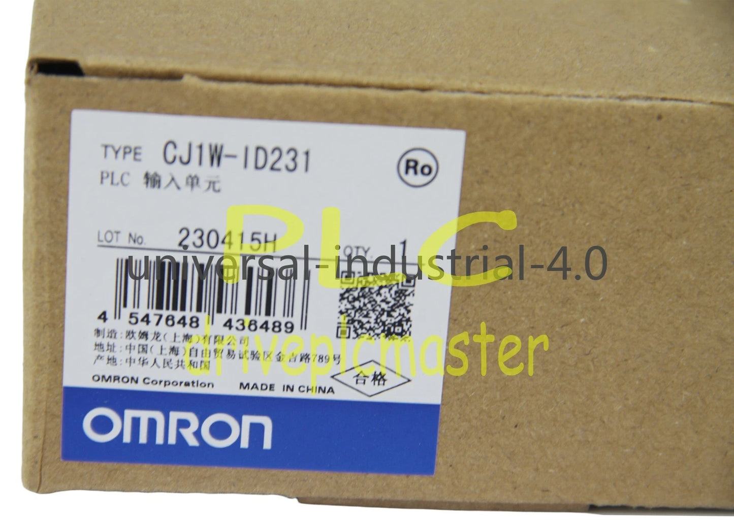 Omron CJ1W-ID231 Input Unit Module #dr