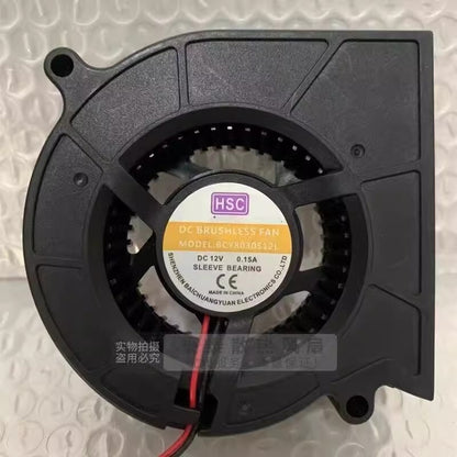 HSC BCY8030S12L 8030 DC12V 0.15A 8CM 2-Wire Turbo Cooling Fan