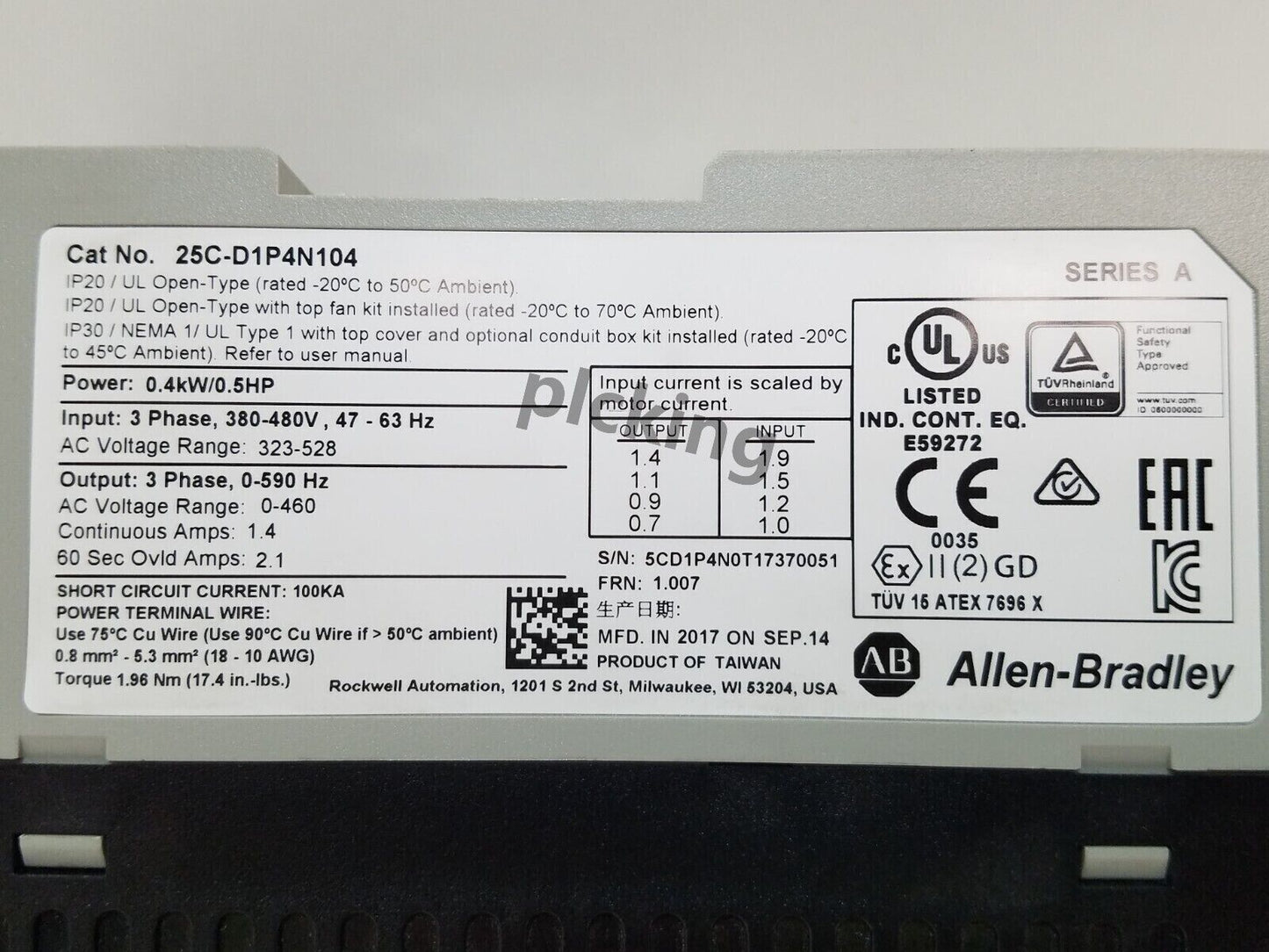 AB PowerFlex VFD Repair Service - AB POWERFLEX