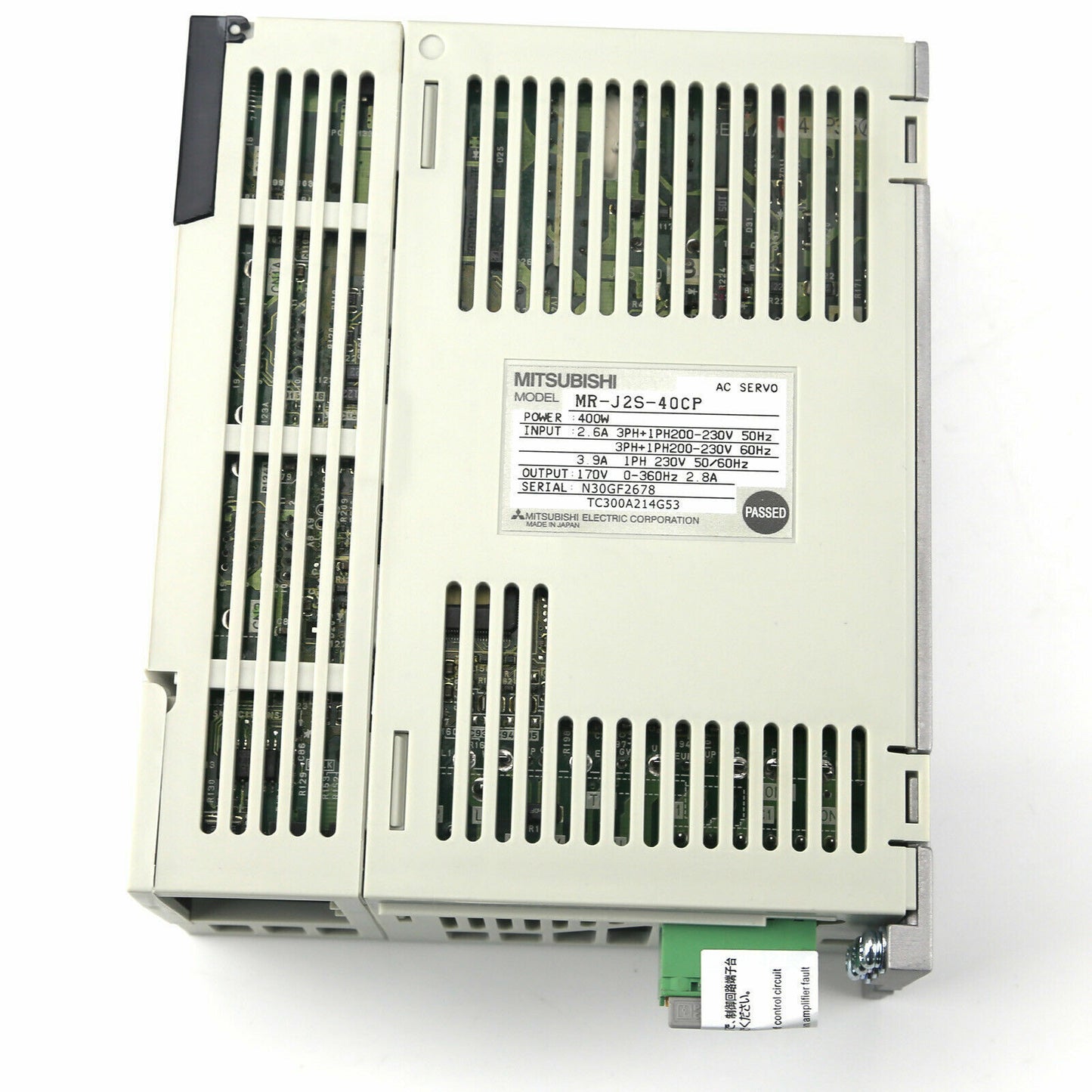 Factory Sealed Mitsubishi MR-J2S-40CP AC Servo Amplifier Drive PLC - MITSUBISHI