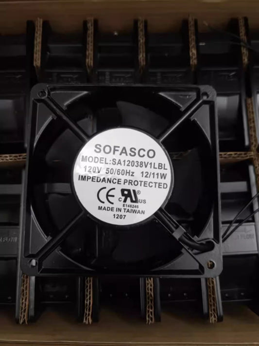 SOFASCO SA12038V1HBL 120V 12/11W 12CM Inverter Cooling Fan